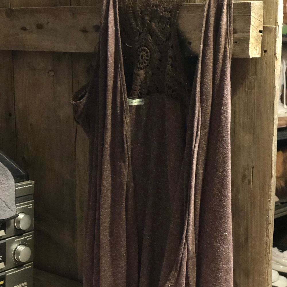 Chocolate colored cover up